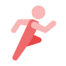 Flat color icons sports mode